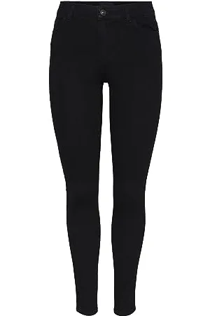 Pieces® Pcdana MW Skinny Jeans Bl102 Noos, , S Donna