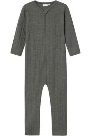 NAME IT NMMWANG Wool Needle Nightsuit Solid Noos, Pigiama Bambino,