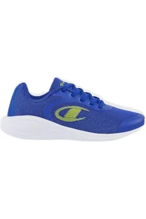 Champion Syphon Engage Mesh B GS Low, Sneakers, Blu Elettrico/Giallo Solfo (BS030), 38 EU