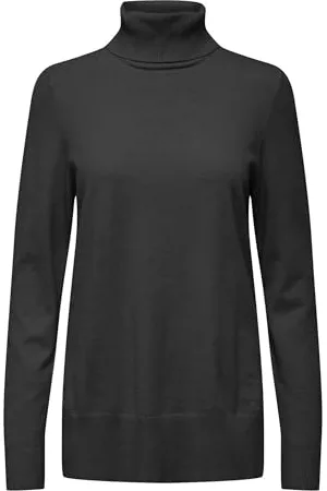 ONLY Onlibi LS Long Slit Rollneck CC Knt Maglione Lavorato a Maglia, , M Donna