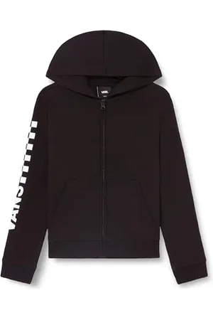 Vans Chalkboard Zip Hoodie Felpa con Cappuccio, Black, 10-12 Years Bambina