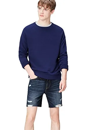 FIND Dark Denim, Shorts Uomo, (Indigo), Small