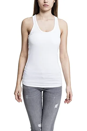 Urban classics Ladies Jersey Tanktop, Canottiera Sportiva, Donna, (White 220), XL