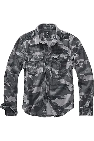 Brandit Vintage Shirt Long Sleeve, Uomo, , L