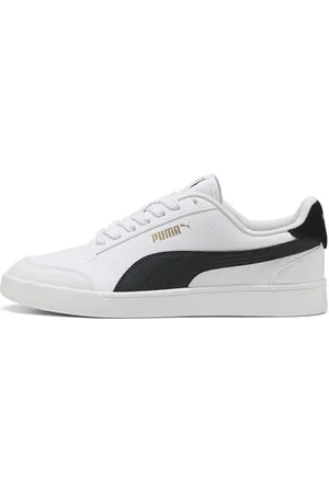 PUMA Shuffle, Sneakers Unisex-Adulto, White Black Team Gold, 43 EU