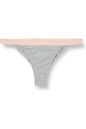 Emporio Armani Iconic Logoband Brasilian Half Slip, , L Women