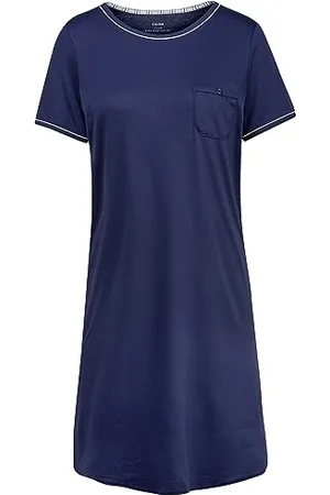 Calida Sweet Dreams Camicia da Notte, (Peacoat Blue 488), 52 (Taglia Produttore: Large) Donna
