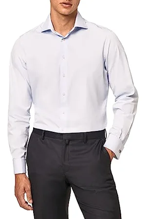 Hackett Hackett Poplin Classic Dc Camicia Formale, (Sky Blue), 15.5 Uomo