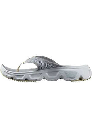 Salomon Reelax Break 6.0 Infradito da Recupero da Donna, Falcata ammortizzata, Tenuta senza cuciture, Leggerezza, Pearl Blue/White/Bleached Sand, 42 EU