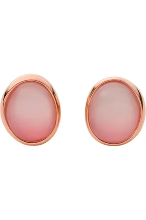 Skagen Orecchini da donna in acciaio inossidabile o semi-preziosi con chiusura a scatto sul retro