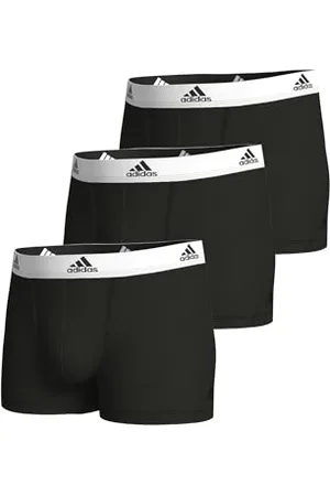 adidas Confezione Multipla (3 Pezzi), Intimo Uomo, Black 2, S