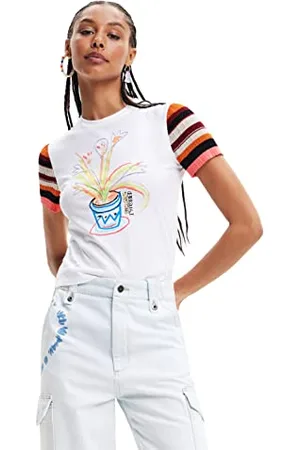 Desigual TS_Jarron 1000 T-Shirt, , L Donna