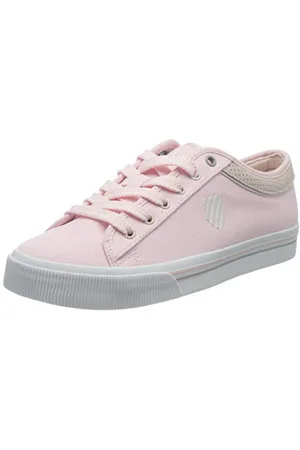 K-Swiss Bridgeport II, Scarpe da Ginnastica Donna, Rosa (Perla/Grigio Gabbiano/Bianco 657), 35.5 EU