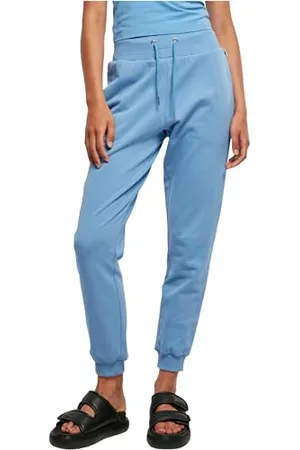 Urban classics Pantaloni da Donna organici a Vita Alta, , XXL