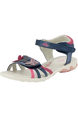 LICO Lindsey V, Sandali con Cinturino alla Caviglia Donna, Blu (Marine/Pink/Rosa Marine/Pink/Rosa), 37 EU