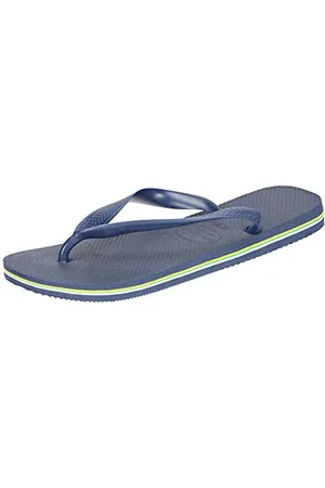Havaianas Brasil Logo, Infradito Iconiche, Comode E Resistenti, Strisce con la Bandiera Del Brasile E Suola Antiscivolo Con Strisce Colorate, Unisex Adulti