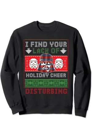 STAR WARS Darth Vader Ugly Christmas Sweater Felpa