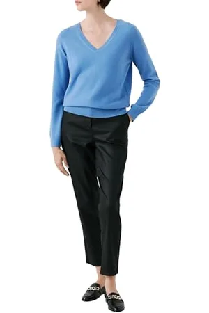 Caroll Maglione da Donna 242K-MARIANNE2 in Cashmere, Ciano, S, , S Women