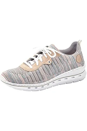Rieker L2227, Scarpe da Ginnastica Donna, Blue/Rose, 40 EU