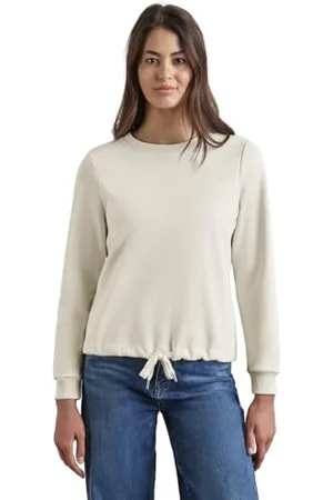 Street one A303104 Felpa con Coulisse, Beige Morbido, 42 Donna