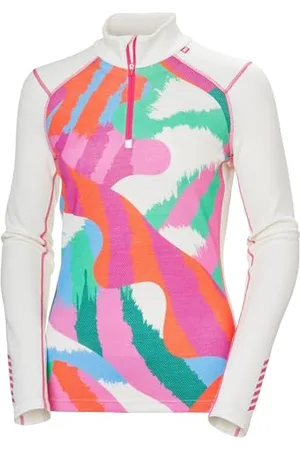 Helly Hansen W LIFA Merino Midw gra 1/2 Zip Giacca Primo Strato, , S Donna