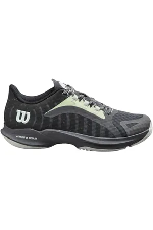 Wilson Hurakn PRO, Tennis Shoe Donna, Black/Ebony/Opal Blue, 41 1/3 EU