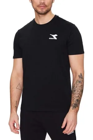 Diadora T-Shirt SS Core, Black, S Uomo