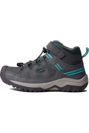 Keen Targhee Mid Waterproof, Stivali da Escursionismo Unisex Bambini e Ragazzi, Blue Nights Rooibos Tea, 29 EU