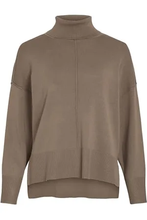 VILA Viostria Rollneck L/S Knit Top-Noos Pullover, , M Donna
