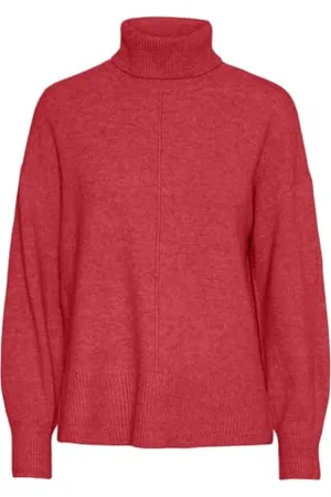 Pieces® Pcmalou LS Rollneck Knit Noos BC Maglione Lavorato a Maglia, , S Donna