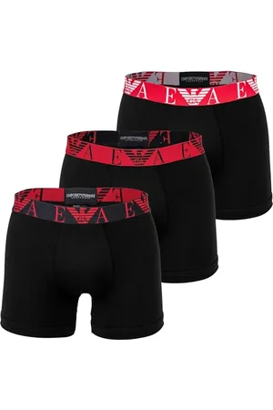 Emporio Armani Bold Monogram 3-Pack Boxer Shorts, , S Men