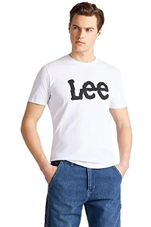 Lee Wobbly Logo Tee, T-shirt Uomo, , XXL