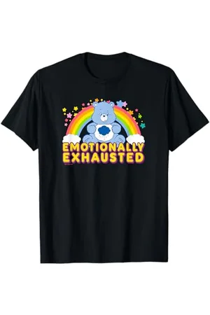 Care Bears Emotionally Exhausted Rainbow Grumpy Bear Icon Maglietta
