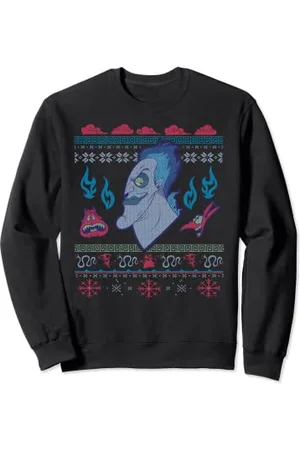 Disney Villains Hercules Hades Ugly Christmas Sweater Felpa