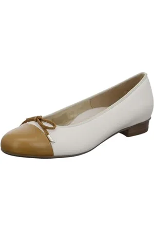 ARA Bari, Ballerine Donna, Crema Cmel, 41 EU Stretta