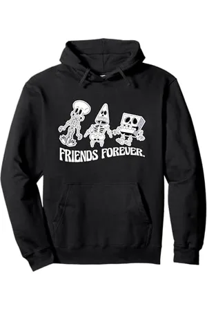 Friends Forever Till End Chest Logo Felpa con Cappuccio