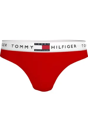 Tommy Hilfiger Donna Perizoma Classic Thong Intimo, (Primary Red), XL