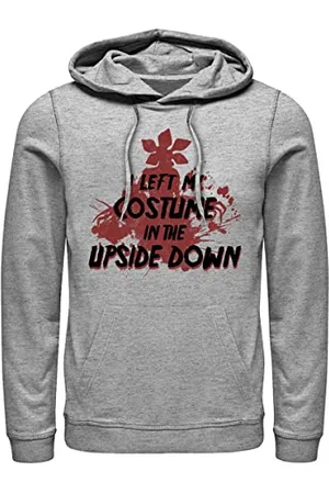 Stranger Things Upside Down Costume con Cappuccio Felpa, , M Unisex-Adulto