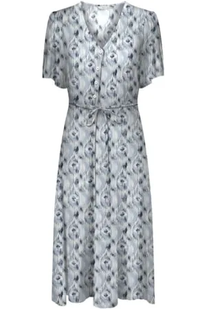 ONLY Onlhalia S/S Midi Dress Wvn Noos, Abito Midi Donna, , S