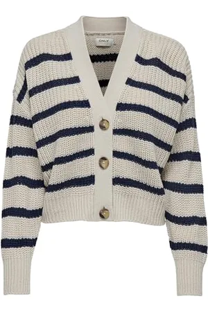 ONLY ONLCAROLNICE Stripe Cardigan Knt Noos Maglione, , S Donna