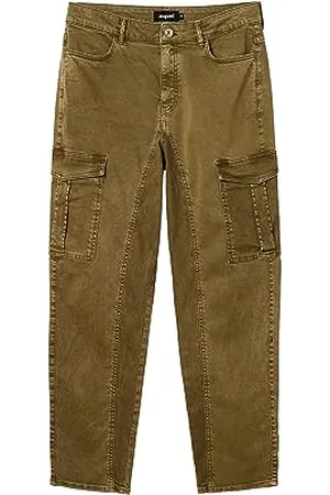 Desigual Pant_Hank 4092 Kaki, , 28 Uomini