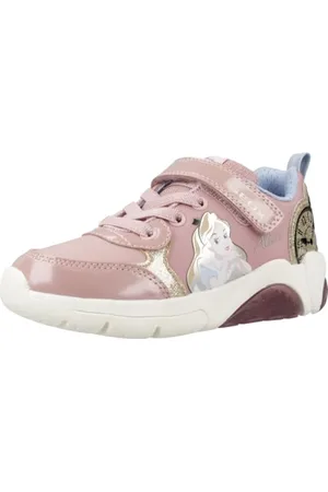 Geox J FADINLIGHT Girl E, Scarpe da Ginnastica, LT Rose/Platinum, 36 EU