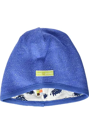 loud + proud Wendemütze Melange Strick, GOTS Zertifiziert Berretto, , 74/80 Unisex-Bimbi