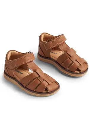 WHEAT Geschlossene Sandale Sky-Unisex-Echtes Leder, Scarpe per Chi Inizia a Camminare Bambini, , 22 EU