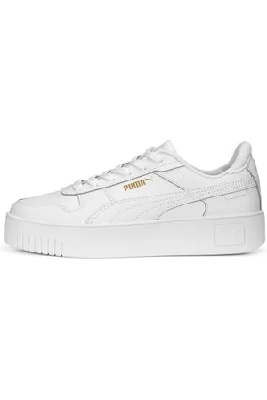 PUMA Carina Street, Sneaker Donna, White White Gold, 42.5 EU