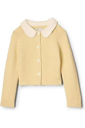 Amazon X Sofia Grainge Giacca in Maglia con Colletto Peter Pan Unisex Bambini e Ragazzi, , 4 Anni