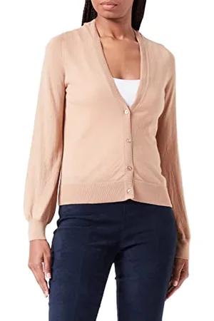 QS by s.Oliver 10.2.20.17.172.2118898 Cardigan, Arancione, 42 Donna