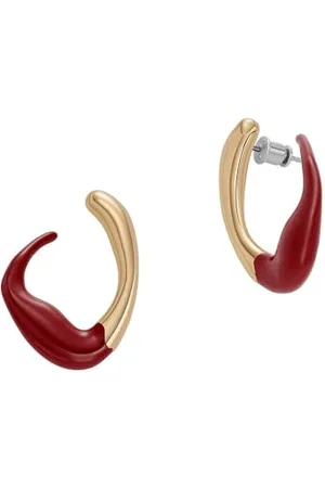 Skagen Orecchini da donna in acciaio inossidabile o semi-preziosi con chiusura a scatto sul retro