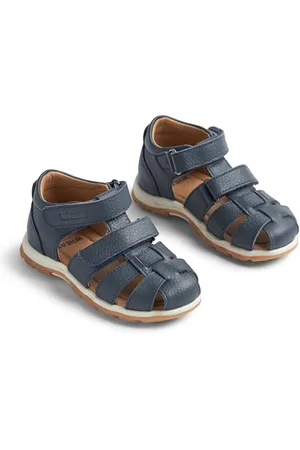 WHEAT Geschlossene Sandale Frei L-Unisex-Echtes Leder, Scarpe per Chi Inizia a Camminare Bambini, , 31 EU