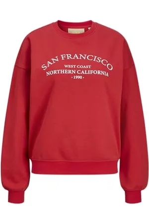 JJXX Jxcilla RLX LS Print Crew Swt Maglia di Tuta, , M Donna